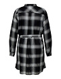 ONLY CARMAKOMA CARRILEY LIFE LS RHINEST CHECK DRESS WVN
