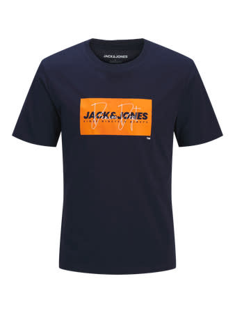 JACK&JONES PLUS JJCOLE PRINT TEE SS CREW NECK PLS