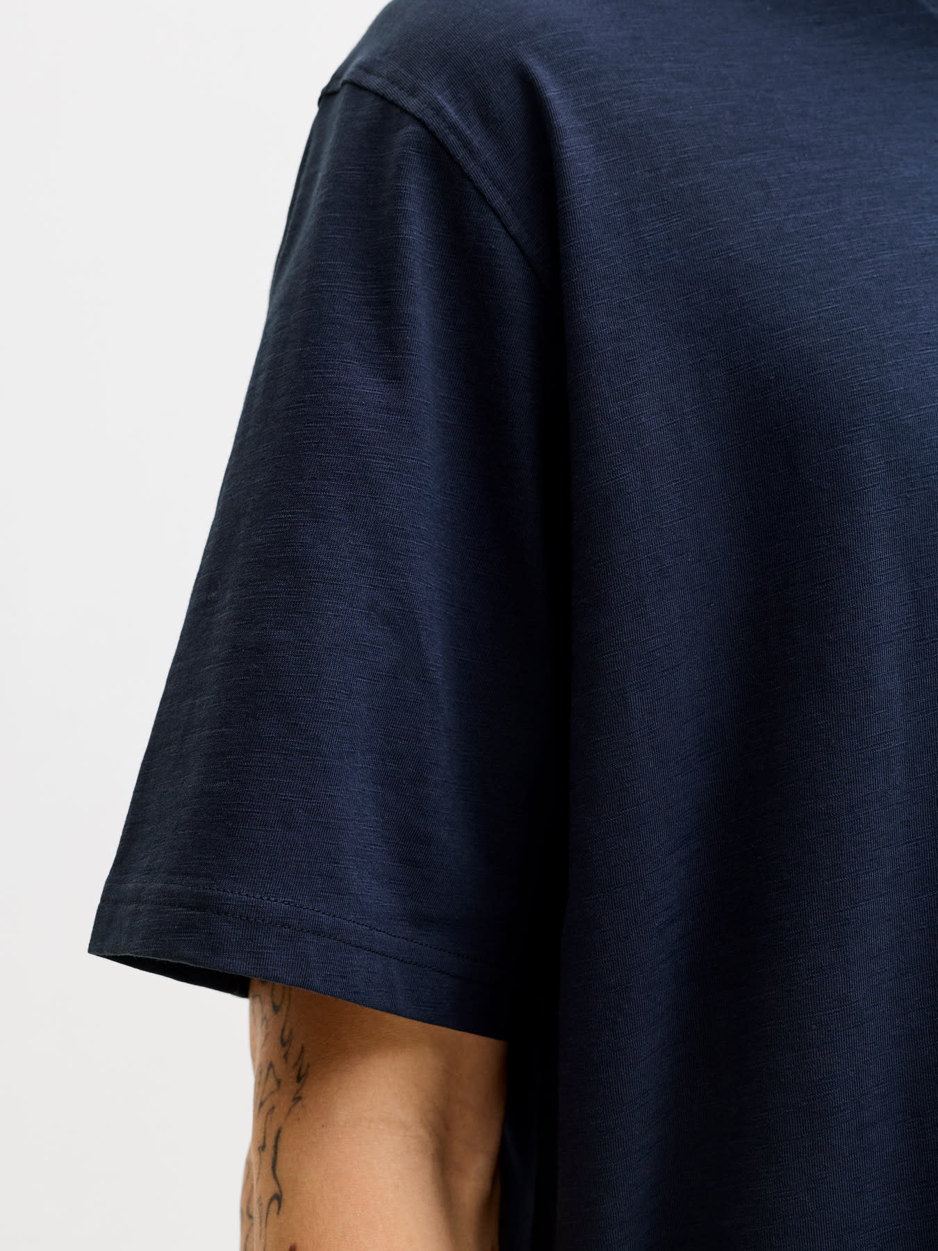 JACK&JONES PLUS JJEDOVER SLUB TEE SS PLS
