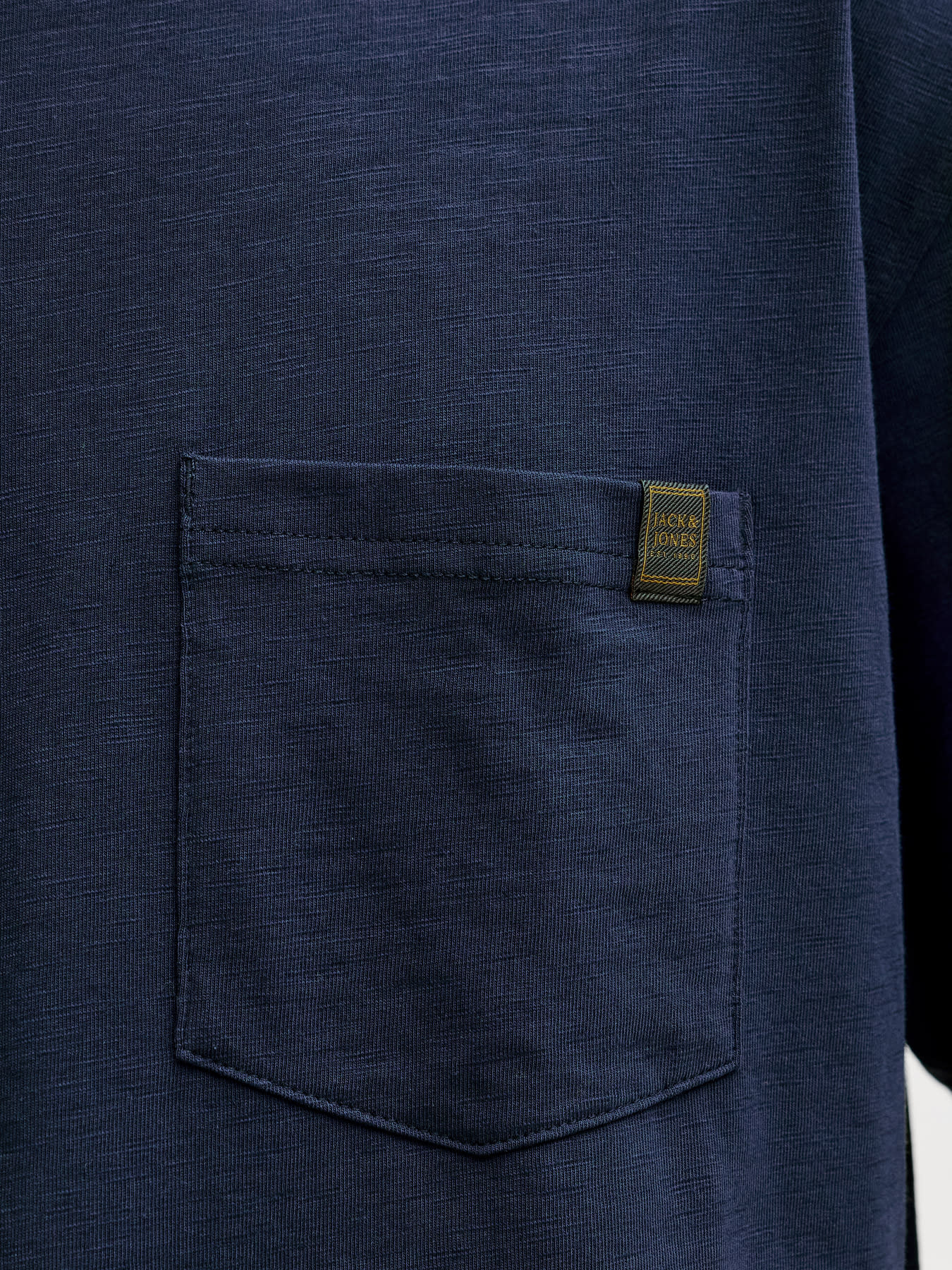 JACK&JONES PLUS JJEDOVER SLUB TEE SS PLS