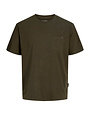 JACK&JONES PLUS JJEDOVER SLUB TEE SS PLS