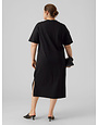 Vero Moda Curve VMCMOLLY SS OVERSIZE CALF DRESS NOOS CUR