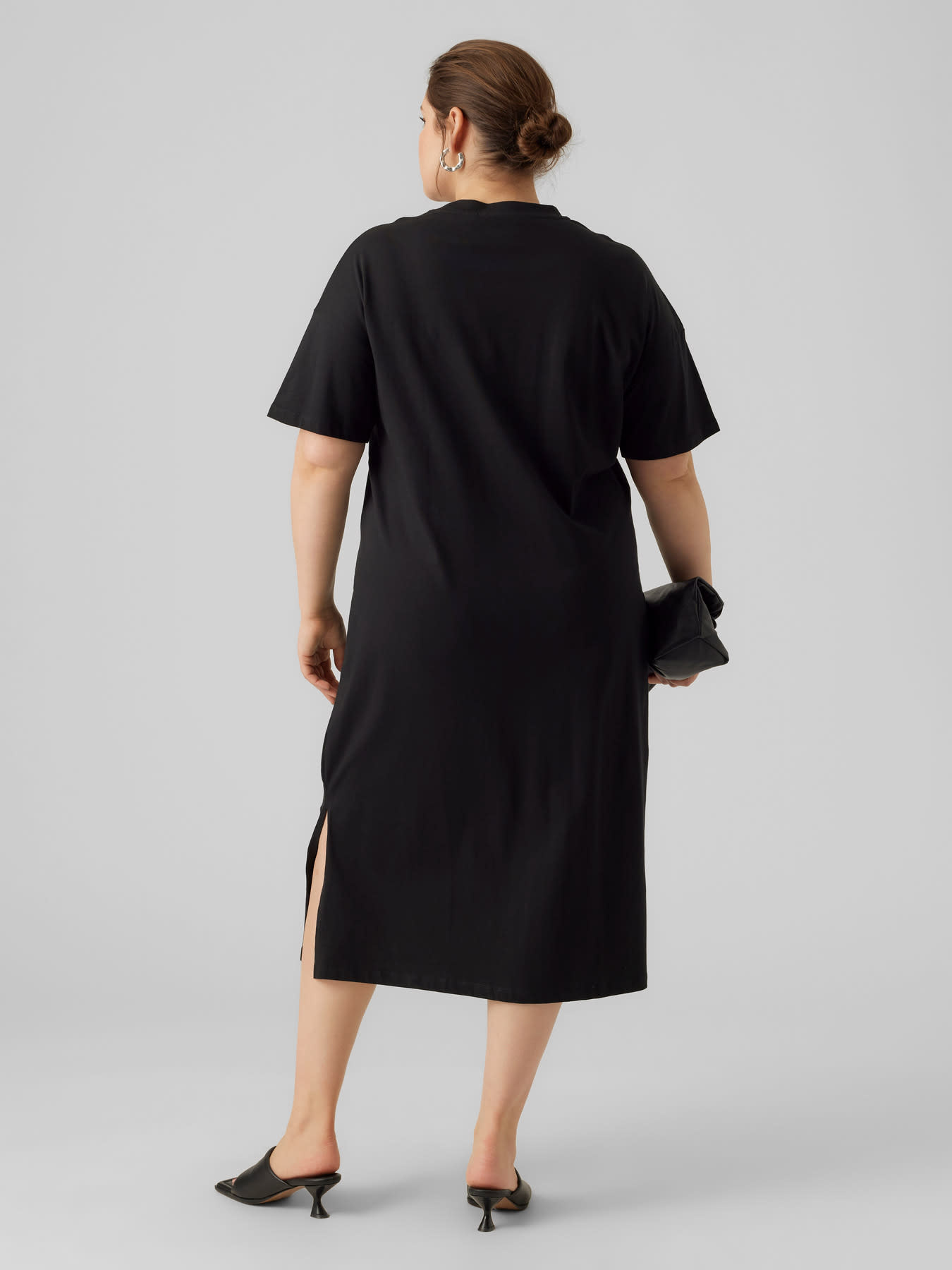 Vero Moda Curve VMCMOLLY SS OVERSIZE CALF DRESS NOOS CUR