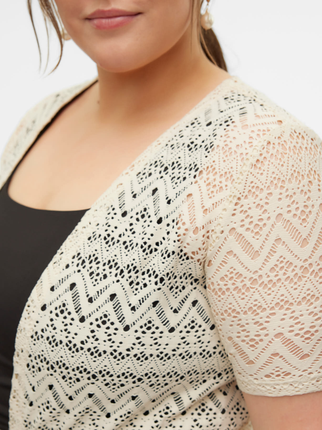 Vero Moda Curve VMCMAYA 2/4 ANKLE CARDIGAN JRS SPE CUR