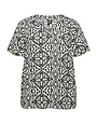 Vero Moda Curve VMCMENNY SS TOP WVN GA CUR