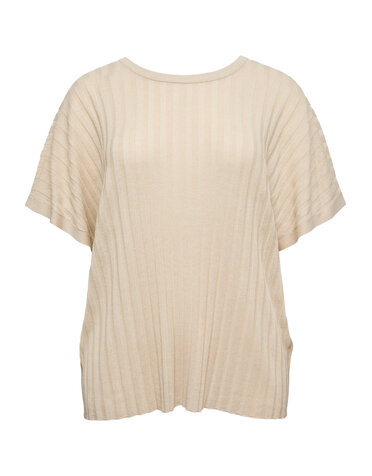 Vero Moda Curve VMCBARBADOS SS V-BACK PULLOVER GA CUR