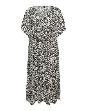 Vero Moda Curve VMCMENNY SS 7/8 KAFTAN WVN GA CUR