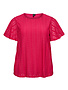 Vero Moda Curve VMCCASSANDRA SS O-NECK TOP JRS CUR