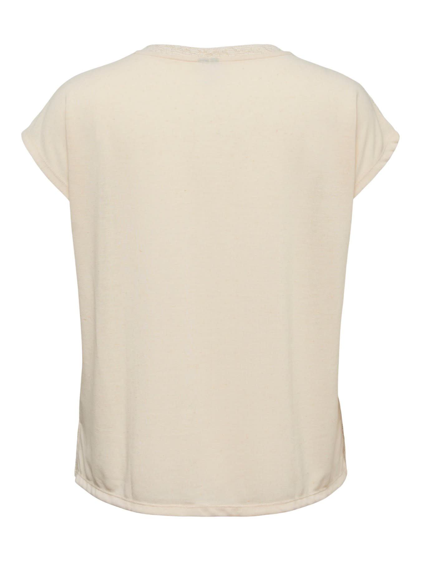Vero Moda Curve VMCKIMMIE S/S V-NECK TOP JRS BTQ CUR