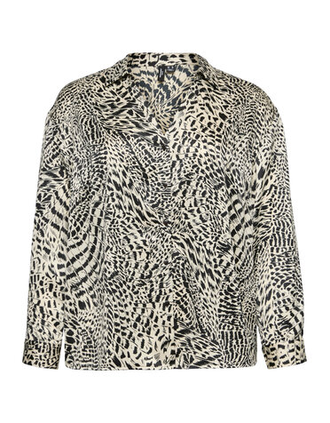 Vero Moda Curve VMCLYRIC LS SHIRT WVN BTQ CUR