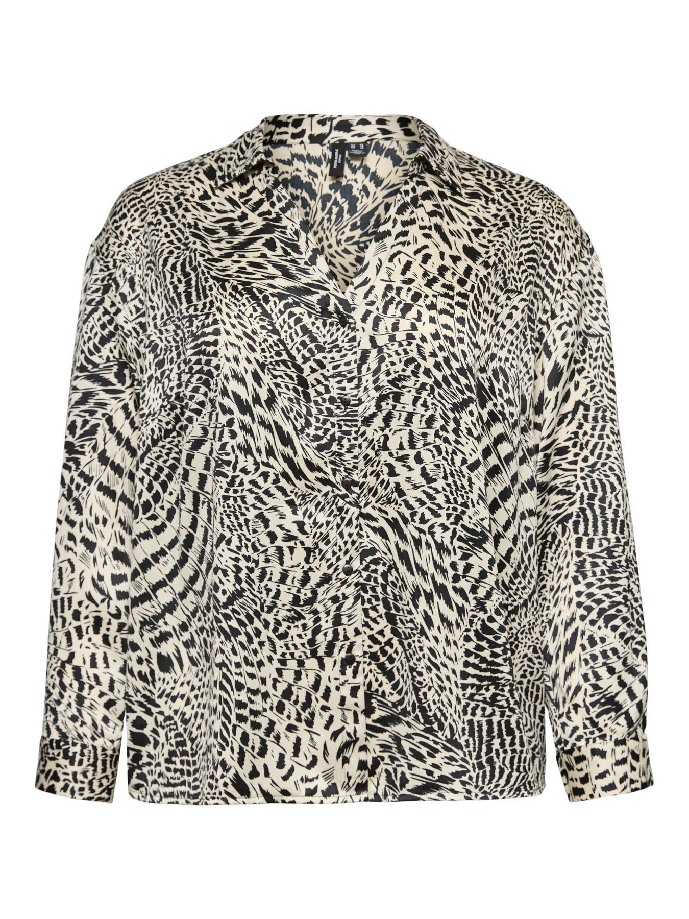 Vero Moda Curve VMCLYRIC LS SHIRT WVN BTQ CUR
