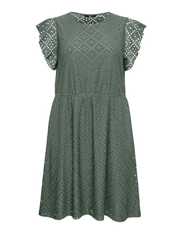 Vero Moda Curve VMCTASSA SL FRILL  SHORT DRESS JRS CUR