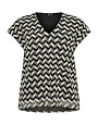Vero Moda Curve VMCTIKKA CS V-NECK TOP JRS CUR