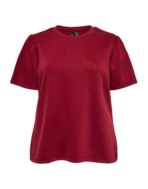 Vero Moda Curve VMCELLA SS O-NCK TOP JRS CUR (2 KLEUREN)