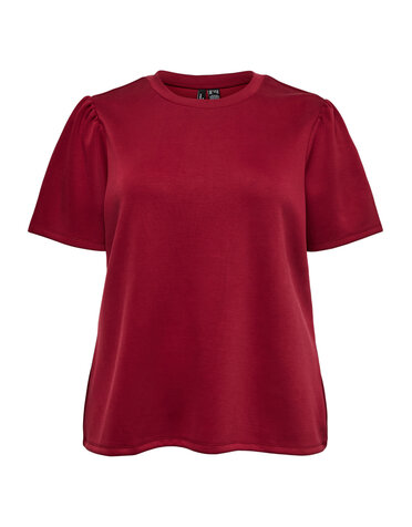 Vero Moda Curve VMCELLA SS O-NCK TOP JRS CUR (2 KLEUREN)