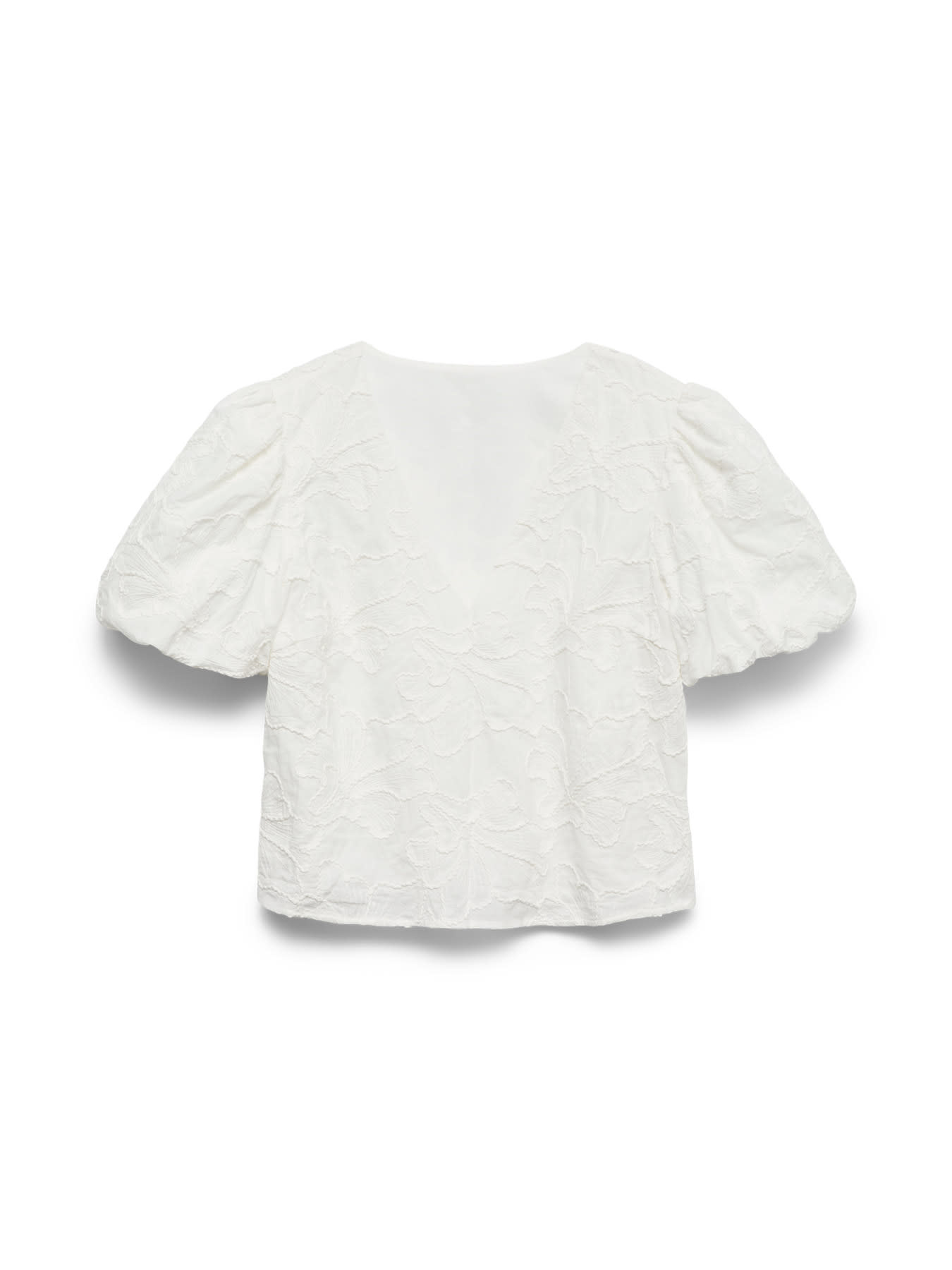 Vero Moda Curve VMCANN EMB SS TOP WVN LCS CUR