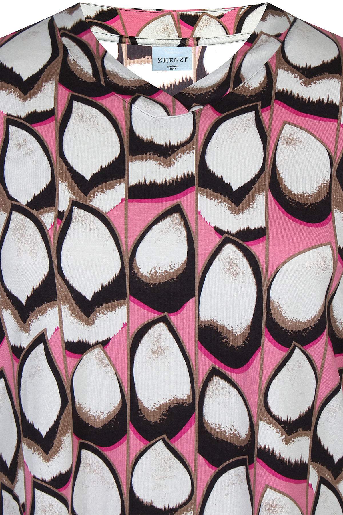 Zhenzi Zh-Sylva 1260-Blouse 3/4 (2 Kleuren)