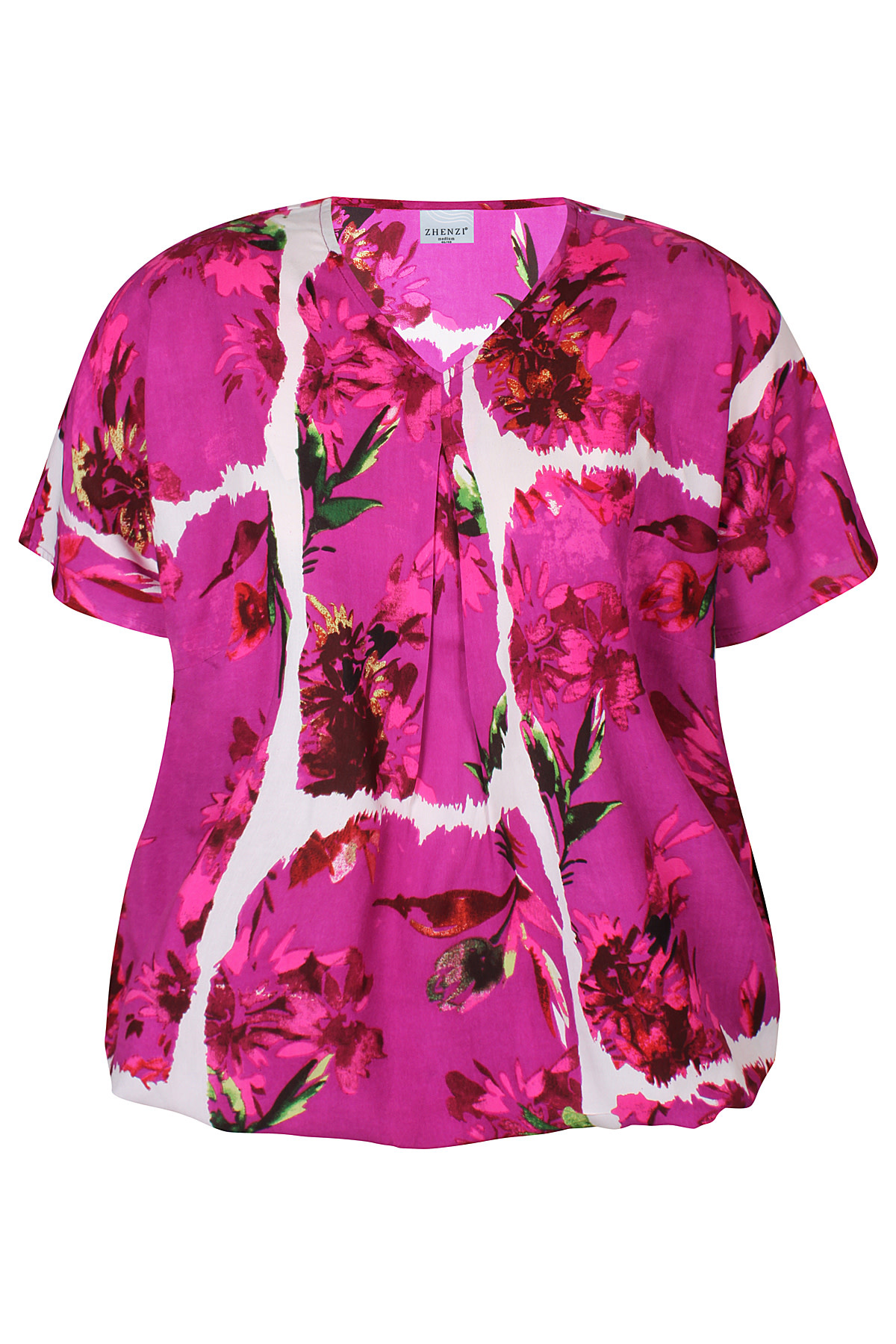 Zhenzi Zh-Elisa 1281-Blouse S/S (2 kleuren)