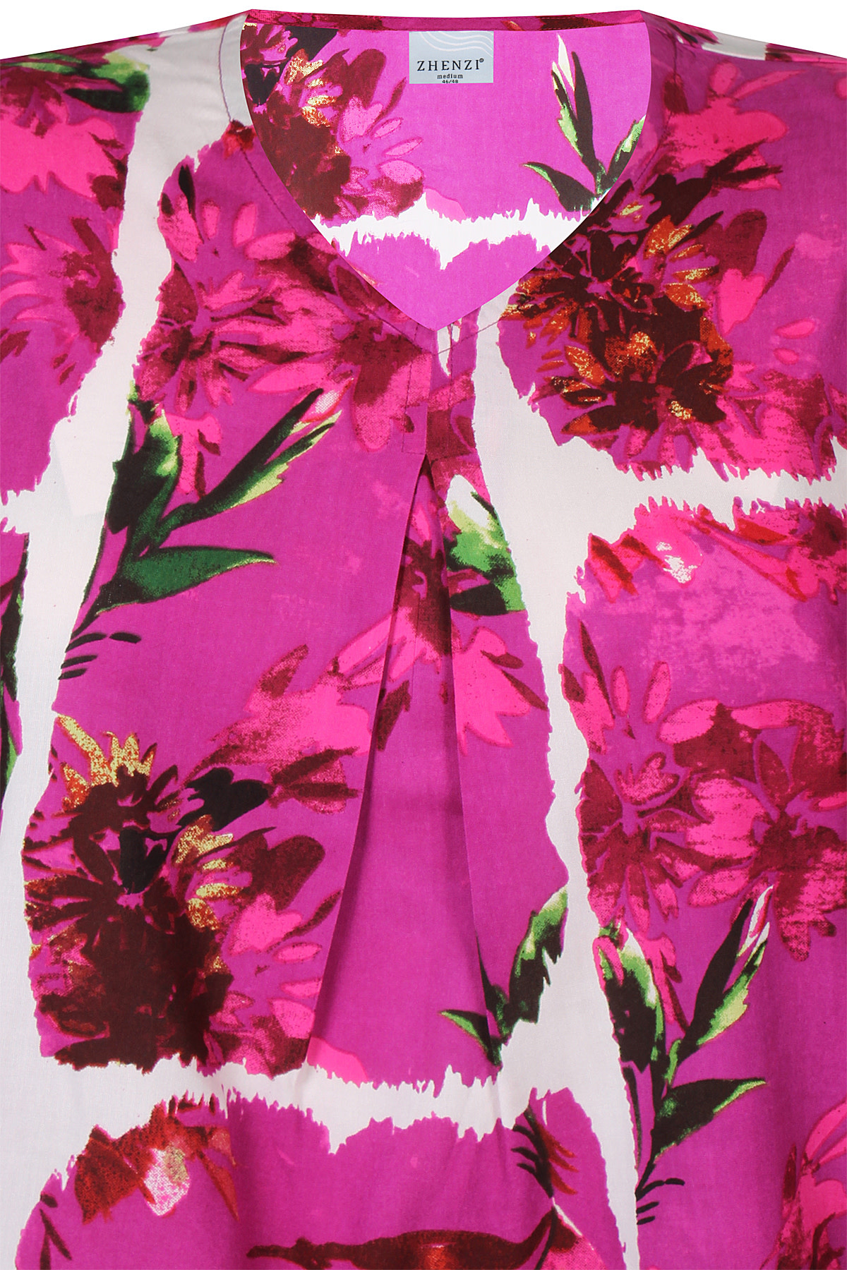 Zhenzi Zh-Elisa 1281-Blouse S/S (2 kleuren)