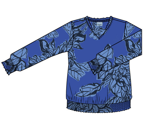 Zhenzi Zh-Kesha 1457-Blouse L/S