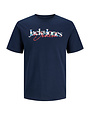 JACK&JONES PLUS JJTOM TEE SS CREW NECK SN PLS