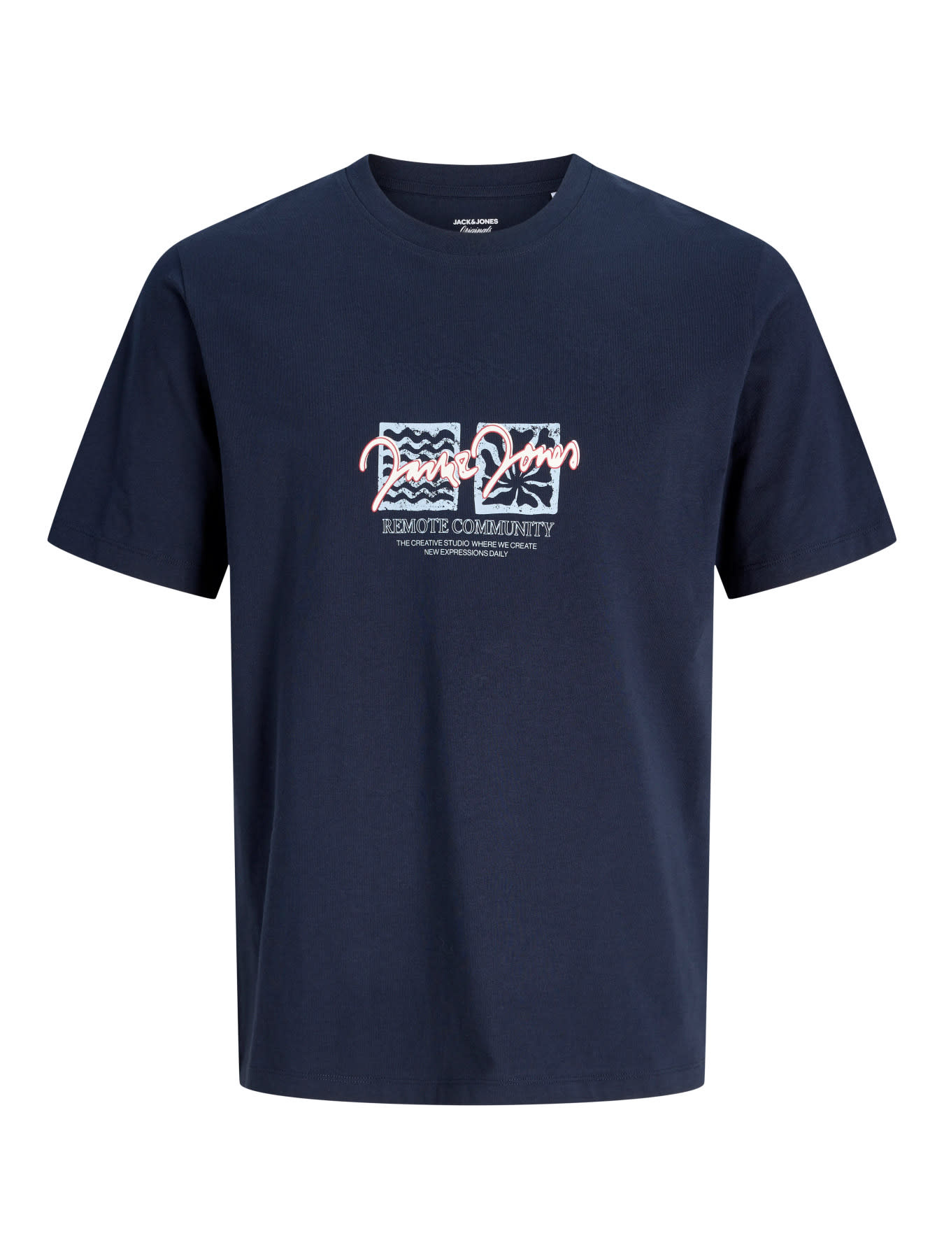 JACK&JONES PLUS JORRIVIERA FRONT TEE SS CN FST PLS