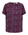 ONLY CARMAKOMA CARVICA S/S TOP WVN NOOS