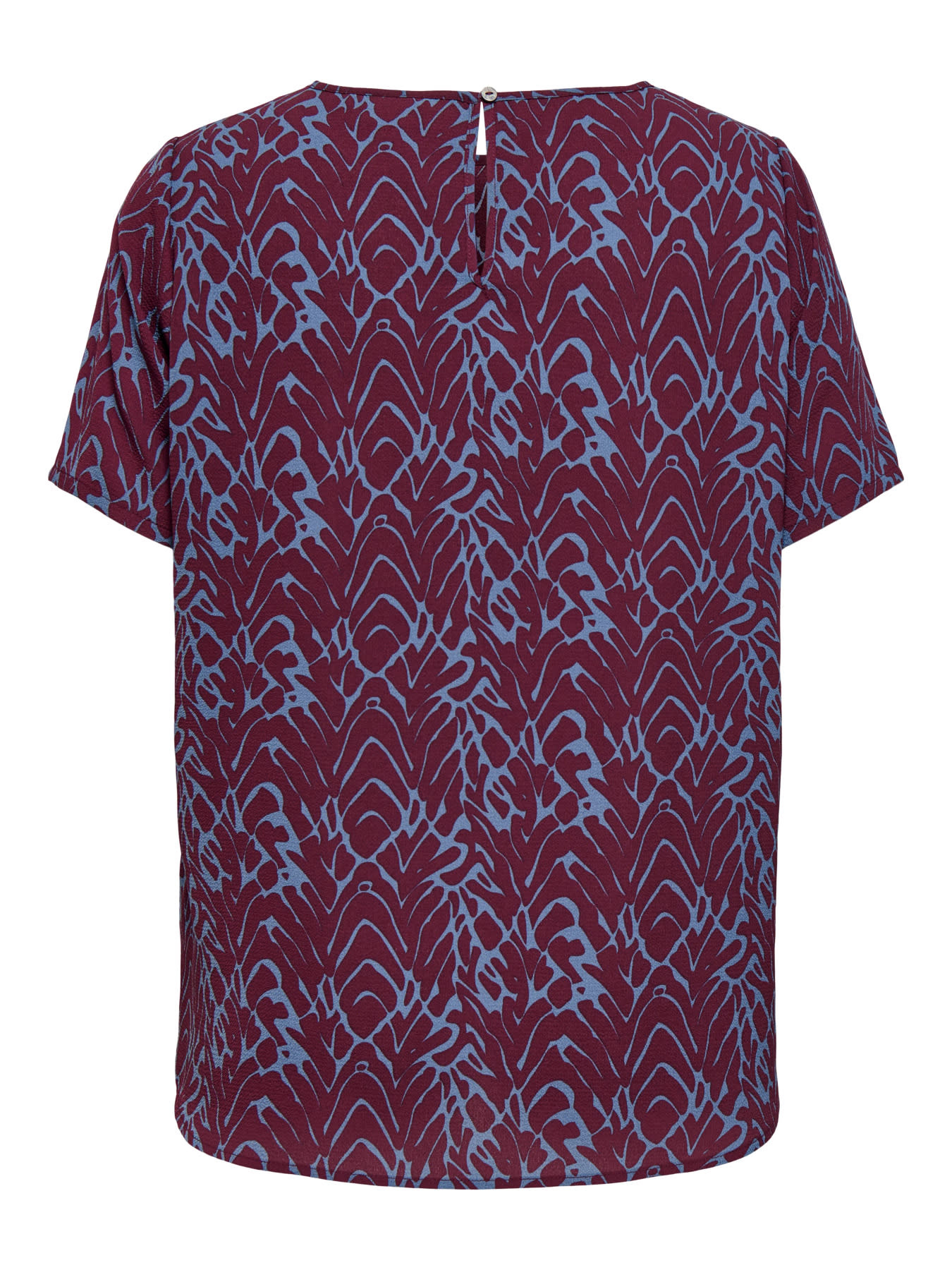 ONLY CARMAKOMA CARVICA S/S TOP WVN NOOS