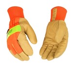 Kinco 1938KW Reflective cold weather gloves orange