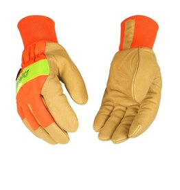 Kinco 1938KW Reflective cold weather gloves orange