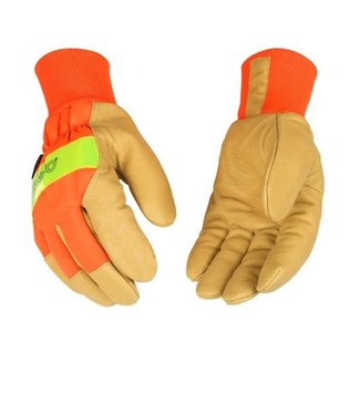 Kinco 1938KW Reflecterende koud weer handschoenen oranje
