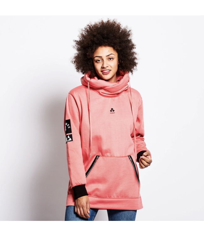 Oneskee Waterdichte dames hoodie Roze