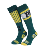 Poederbaas CHAM SKI SOCKS IN GREEN AND YELLOW