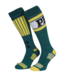 Poederbaas CHAM SKI SOCKS IN GREEN AND YELLOW