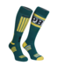 Poederbaas CHAM SKI SOCKS IN GREEN AND YELLOW