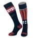 Poederbaas ANTON SKI SOCKEN IN SCHWARZ & ROT