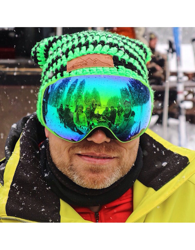 Après ski Store Après-Ski-Mütze neongrün