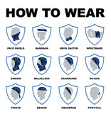 Après ski Store Tidal Wave Bandana