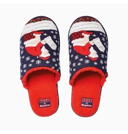 Reef Elves Santa Log Slippers