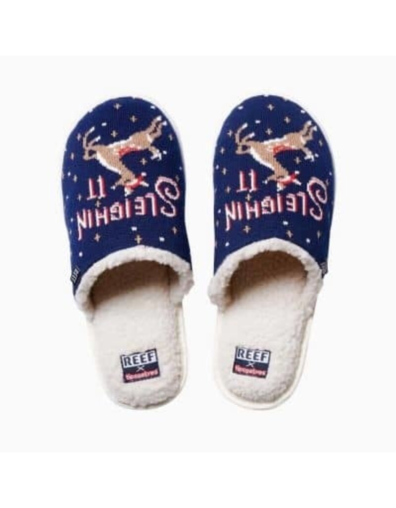 Reef Elves Sleighin' It ladies slippers