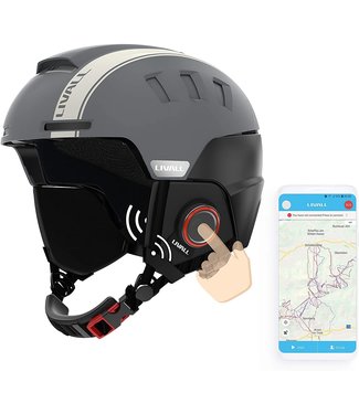 Om toestemming te geven jongen snelweg Livall RS1 GRIJS - Smart snowboard en skihelm - Walkie Talkie - Muziek -  Apresski-store.com