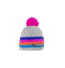 Colorful hat - gray / pink / orange / blue