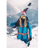 Bunter Hut - grau / pink / orange / blau