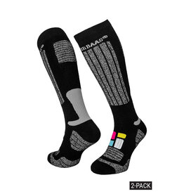 Skisokken 2-pack zwart - Wintersportsokken - Mannen