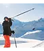 Komperdell Après Skistokken zwart-rood / Alpine Schnapsstock