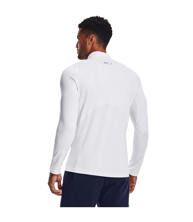 UA CG Armour Fitted Mock-Wit / / Zwart