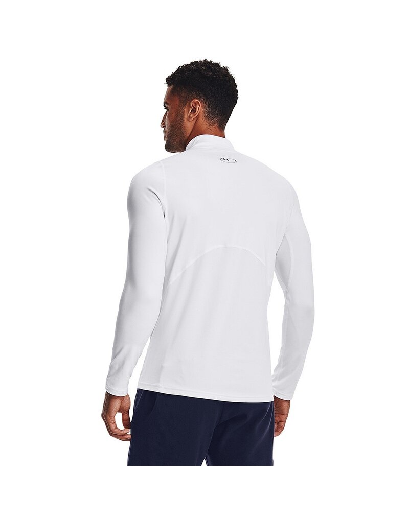 UA CG Armour Fitted Mock-Wit / / Zwart
