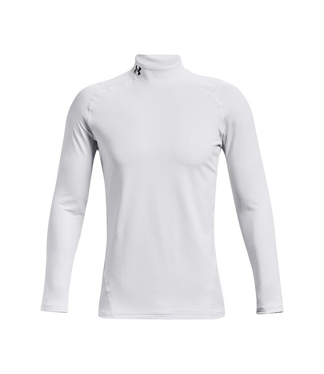 UA CG Armour Fitted Mock-Wit / / Zwart