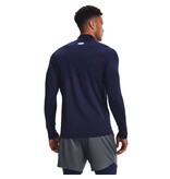 UA CG Armour Fitted Mock // Donker Blauw // Wit