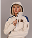 CHIC SKI SUIT CREAM & BLUE - WOMEN